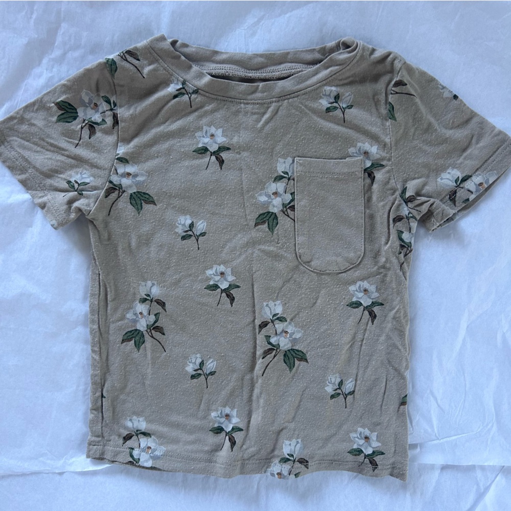 Kyte BABY toddler crew neck in magnolia